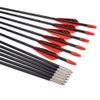 Fiberglass Arrows Archery 28 Inch Target Shooting Practice Safetyglass with Red Spots Vanes for Recurve Bows Suitable for Youth Children Woman Beginner 12 PCS view 4