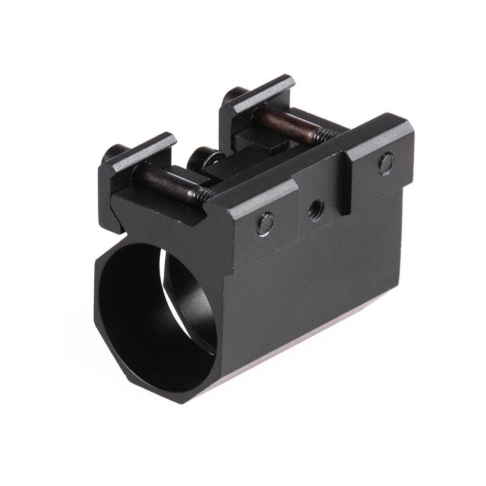 CMJ Supply Picatinny Flashlight Mount Adapter Fits 1" Tube & Only 1.75" Length