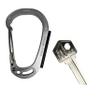 Sparky & Scratch Key Aluminum Carabiner Fire Starting Blank Key SC1 or KW1. view 1