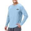 Billabong Rash Guard for Men UPF 50+ Big and Tall Swim Long & Short Sleeve Shirt Sky Blue, 4X view 1