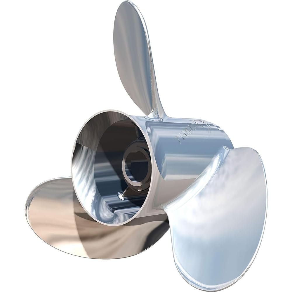 Rareelectrical New Stainless Steel Propeller Compatible with Nissan/Tohatsu Omc I/O Suzuki Yamaha Volvo Penta for All Years by 31502122 Ex-1421-L Dia 14.25" X 21" Pitch 3 Blades Left Hand Rotation
