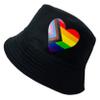 Pride Unisex Bucket Hat Reversible Double-Side-Wear Packable for Travel, Outdoors, and Beach (6PC Pride Assortment 1) view 2
