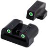 TRUGLO Tritium Front and Rear Handgun Night Sights with White Rings and Glowing Green Dots Compatible with Sig Sauer Handguns (2 Pack) view 2