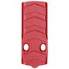 NDZ Performance Optic Cover Plate for Glock 43X & 48  Fits MOS Slides Only, CNC Machined 6061 Aluminum, Aspis Cut, Anodized, Made in USA, Red view 2