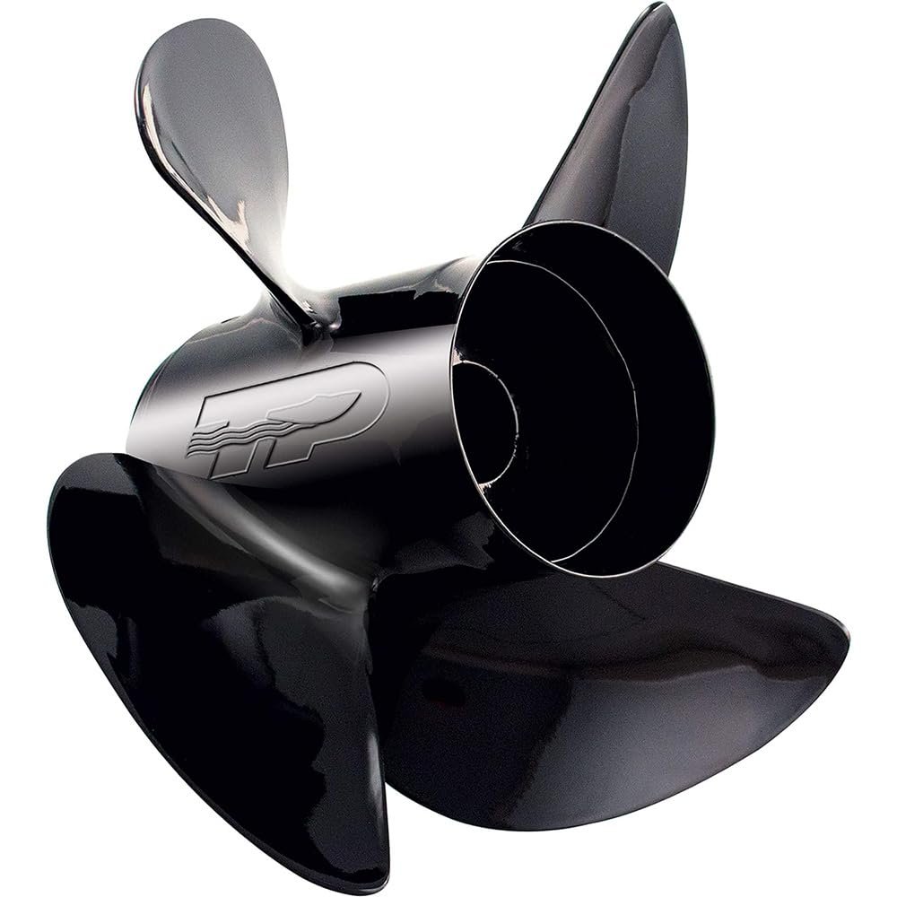 Rareelectrical New Aluminum Propeller Compatible with Suzuki Yamaha 40-150 Hp by Part Number 21431130 Diameter 14" X 11" Pitch 4 Blades Right Hand Rotation