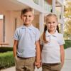 INGEAR Boys Long Sleeve Polo Shirt 2-Pack, Performance School Uniform, Golf, Casual Wear, Moisture-Wicking, Breathable, Stretch, Sizes 4-18 (US, Alpha, Small, Regular, White) view 3