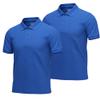 INGEAR Boys Short Sleeve Polo Shirt 2-Pack, School Uniform, Casual Wear, Moisture-Wicking, Breathable, Stretch, Kids Golf Shirt, Sizes 4-16 (US, Alpha, X-Small, Regular, Royal Blue) view 1