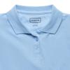 INGEAR Girls Long Sleeve Polo Shirt 2PK for School Uniform, Golf, Casual Wear (US, Alpha, X-Large, Regular, Light Blue) view 4
