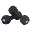 CAP Barbell 6 LB Neoprene Dumbbell Hand Weights - Pair | Black view 1