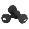 CAP Barbell 15 LB Neoprene Dumbbell Hand Weights - Pair | Black view 1