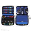 USA Gear XL Semi Hard Shell Dart Case - Storage Protective for 15 Piece Dart Set, Tips, Flights and Shafts, and More Accessories - Locking Foam Design for Soft and Steel Tips (Blue) - Case Only view 4