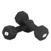 CAP Barbell 8 LB Neoprene Dumbbell Hand Weights - Pair | Black view 1
