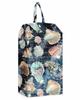 Summer Ocean Shoe Bags - X-Large Travel Golf Shoes Pouch Bags Storage Organizer Accessories with Zipper & Handle for Men, Women, Kids, Traveling, Gym, Sport, Nautical Coastal Conch Shells Retro Navy view 1