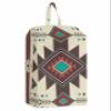 Native American Western Shoe Bags - X-Large Travel Golf Shoes Pouch Bags Storage Organizer Accessories with Zipper & Handle for Men, Women, Kids, Traveling, Gym, Sport, Southwest Mexican Boho Brown view 1