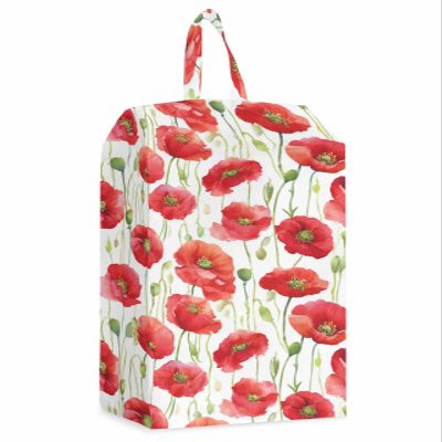 Floral Red Shoe Bags - Large Travel Golf Shoes Pouch Bags Storage Organizer Accessories with Zipper & Handle for Men, Women, Kids, Traveling, Gym, Sport, astoral Country French Botanical Flower Plant