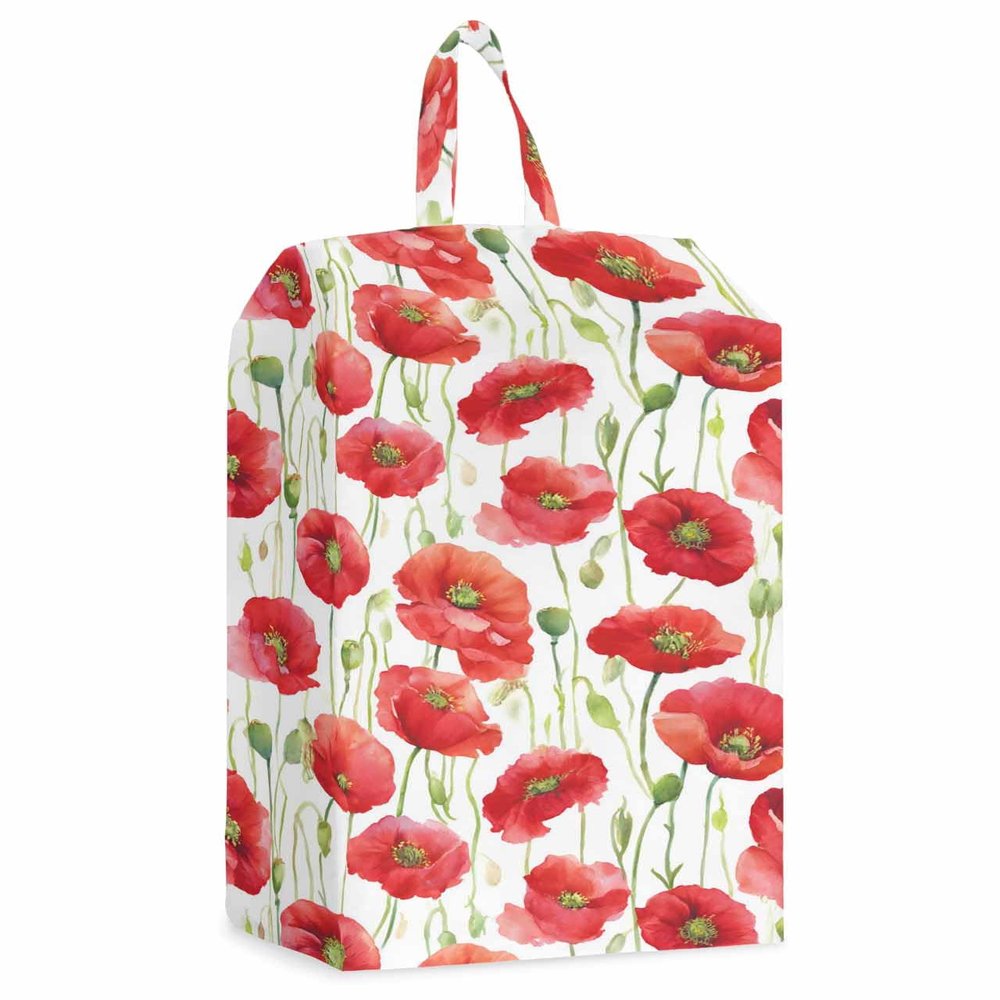 Floral Red Shoe Bags - Large Travel Golf Shoes Pouch Bags Storage Organizer Accessories with Zipper & Handle for Men, Women, Kids, Traveling, Gym, Sport, astoral Country French Botanical Flower Plant