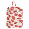Floral Red Shoe Bags - Large Travel Golf Shoes Pouch Bags Storage Organizer Accessories with Zipper & Handle for Men, Women, Kids, Traveling, Gym, Sport, astoral Country French Botanical Flower Plant view 1
