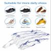 Forest Tree Bird Shoe Bags - X-Large Travel Golf Shoes Pouch Bags Storage Organizer Accessories with Zipper & Handle for Men, Women, Kids, Traveling, Gym, Sport, Navy Blue Branch Modern Simple White view 3