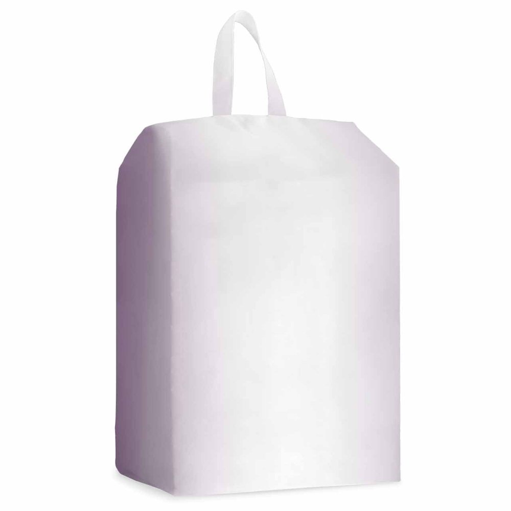Dark Purple White Shoe Bags - X-Large Travel Golf Shoes Pouch Bags Storage Organizer Accessories with Zipper & Handle for Men, Women, Kids, Traveling, Gym, Sport, Abstract Ombre Geometric Minimalist