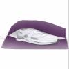 Dark Purple White Shoe Bags - X-Large Travel Golf Shoes Pouch Bags Storage Organizer Accessories with Zipper & Handle for Men, Women, Kids, Traveling, Gym, Sport, Abstract Ombre Geometric Minimalist view 2