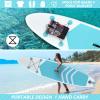 Hmtaolife Inflatable Stand Up Paddle Board, Inflatable SUP with Paddle Board Accessories, Non-Slip Comfort Deck for Youth and Adults view 4