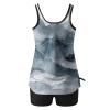 hlysgo Modest Swimsuits for Women 2 Piece Tankini Swimwear Blouson Swim Tank Top with Boyshorts 2025 Athletic Bathing Suits view 3