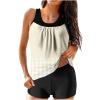hlysgo Modest Swimsuits for Women 2 Piece Tankini Swimwear Blouson Swim Tank Top with Boyshorts 2025 Athletic Bathing Suits view 1