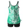 hlysgo Modest Swimsuits for Women 2 Piece Tankini Swimwear Blouson Swim Tank Top with Boyshorts 2025 Athletic Bathing Suits view 3