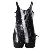 hlysgo Modest Swimsuits for Women 2 Piece Tankini Swimwear Blouson Swim Tank Top with Boyshorts 2025 Athletic Bathing Suits view 3