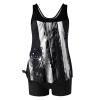 hlysgo Modest Swimsuits for Women 2 Piece Tankini Swimwear Blouson Swim Tank Top with Boyshorts 2025 Athletic Bathing Suits view 4