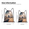 MYGANN Landing Airplane Large Capacity Lightweight Waterproof Drawstring Bag For Outdoor Sports Fitness Yoga Traveling view 4