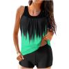 hlysgo Modest Swimsuits for Women 2 Piece Tankini Swimwear Blouson Swim Tank Top with Boyshorts 2025 Athletic Bathing Suits view 1