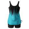 hlysgo Modest Swimsuits for Women 2 Piece Tankini Swimwear Blouson Swim Tank Top with Boyshorts 2025 Athletic Bathing Suits view 3