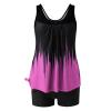 hlysgo Modest Swimsuits for Women 2 Piece Tankini Swimwear Blouson Swim Tank Top with Boyshorts 2025 Athletic Bathing Suits view 4