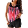 hlysgo Modest Swimsuits for Women 2 Piece Tankini Swimwear Blouson Swim Tank Top with Boyshorts 2025 Athletic Bathing Suits view 1