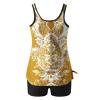 hlysgo Modest Swimsuits for Women 2 Piece Tankini Swimwear Blouson Swim Tank Top with Boyshorts 2025 Athletic Bathing Suits view 3