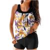hlysgo Modest Swimsuits for Women 2 Piece Tankini Swimwear Blouson Swim Tank Top with Boyshorts 2025 Athletic Bathing Suits view 1
