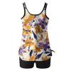 hlysgo Modest Swimsuits for Women 2 Piece Tankini Swimwear Blouson Swim Tank Top with Boyshorts 2025 Athletic Bathing Suits view 3