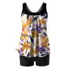 hlysgo Modest Swimsuits for Women 2 Piece Tankini Swimwear Blouson Swim Tank Top with Boyshorts 2025 Athletic Bathing Suits view 4