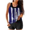 hlysgo Modest Swimsuits for Women 2 Piece Tankini Swimwear Blouson Swim Tank Top with Boyshorts 2025 Athletic Bathing Suits view 1