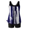 hlysgo Modest Swimsuits for Women 2 Piece Tankini Swimwear Blouson Swim Tank Top with Boyshorts 2025 Athletic Bathing Suits view 4