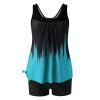 hlysgo Modest Swimsuits for Women 2 Piece Tankini Swimwear Blouson Swim Tank Top with Boyshorts 2025 Athletic Bathing Suits view 4
