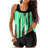 hlysgo Modest Swimsuits for Women 2 Piece Tankini Swimwear Blouson Swim Tank Top with Boyshorts 2025 Athletic Bathing Suits view 1