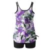 hlysgo Modest Swimsuits for Women 2 Piece Tankini Swimwear Blouson Swim Tank Top with Boyshorts 2025 Athletic Bathing Suits view 3
