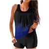 hlysgo Modest Swimsuits for Women 2 Piece Tankini Swimwear Blouson Swim Tank Top with Boyshorts 2025 Athletic Bathing Suits view 1