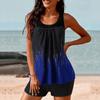 hlysgo Modest Swimsuits for Women 2 Piece Tankini Swimwear Blouson Swim Tank Top with Boyshorts 2025 Athletic Bathing Suits view 3