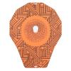 Lybunair 2 Pcs PP Cycle Front Later Disc Brake Covers, Oil spot Prevention Cycle Accessories for Mountain & Road Cycle Cleaning (Geometric) view 1