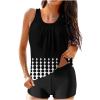 hlysgo Modest Swimsuits for Women 2 Piece Tankini Swimwear Blouson Swim Tank Top with Boyshorts 2025 Athletic Bathing Suits view 1