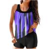 hlysgo Modest Swimsuits for Women 2 Piece Tankini Swimwear Blouson Swim Tank Top with Boyshorts 2025 Athletic Bathing Suits view 1