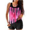 hlysgo Modest Swimsuits for Women 2 Piece Tankini Swimwear Blouson Swim Tank Top with Boyshorts 2025 Athletic Bathing Suits view 1